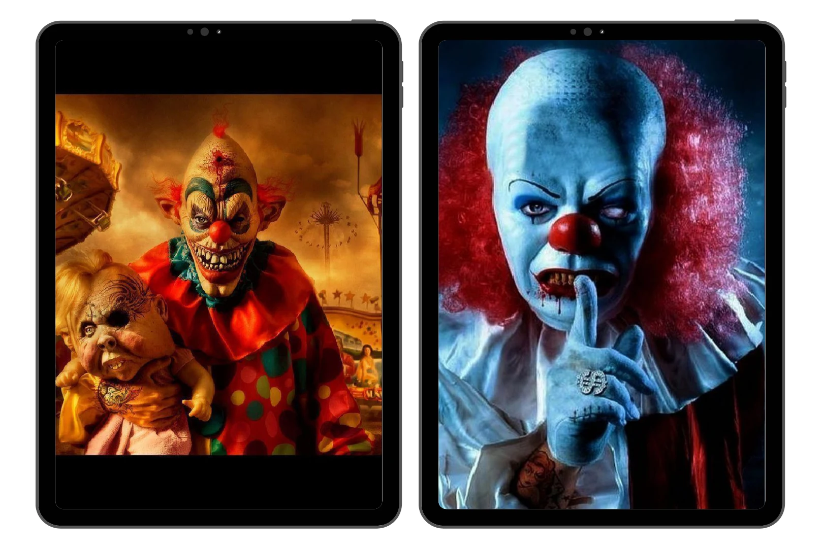 Evil Scary Clowns Wallpaper screenshot