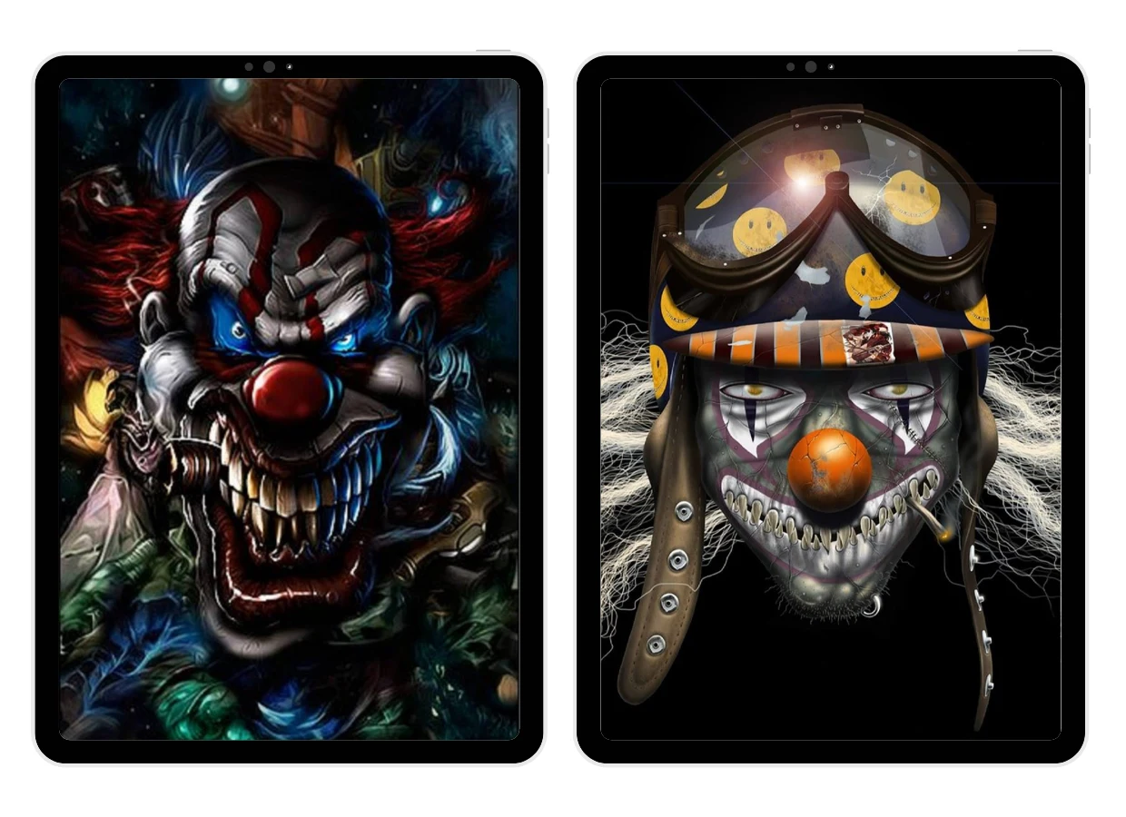 Evil Scary Clowns Wallpaper screenshot